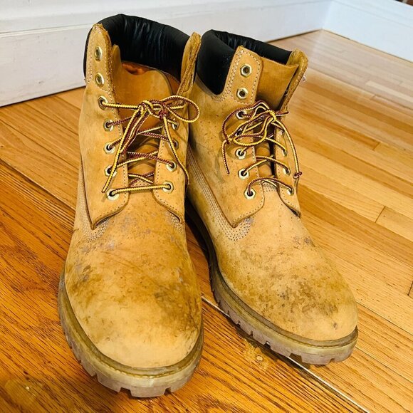 Timberlands Men’s 11.5 Suede Leather Boots 400 Gram Primaloft Nubuck Waterproof - Picture 9 of 16